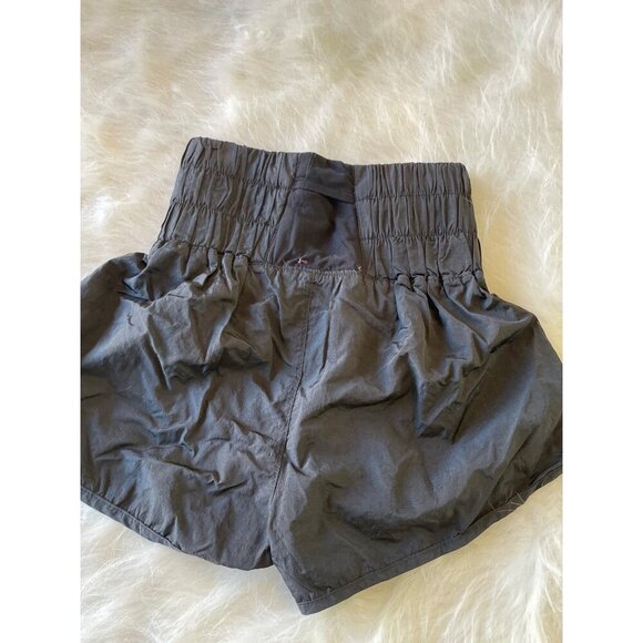 Fp Movement Womens Black High-Waisted Elastic Waist Ruffle Shorts Size XS - Picture 3 of 5